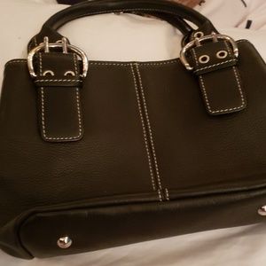 Tignanello Black Leather bag